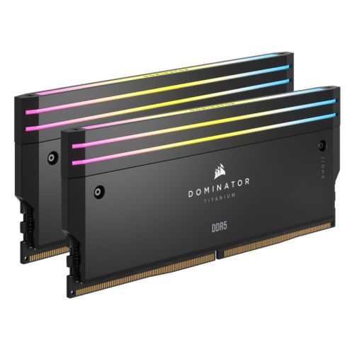 Corsair Dominator Titanium RGB 64GB DDR5 6600MHz CL32 Memory Corsair Dominator Titanium RGB 64GB DDR5 6600MHz CL32 Memory